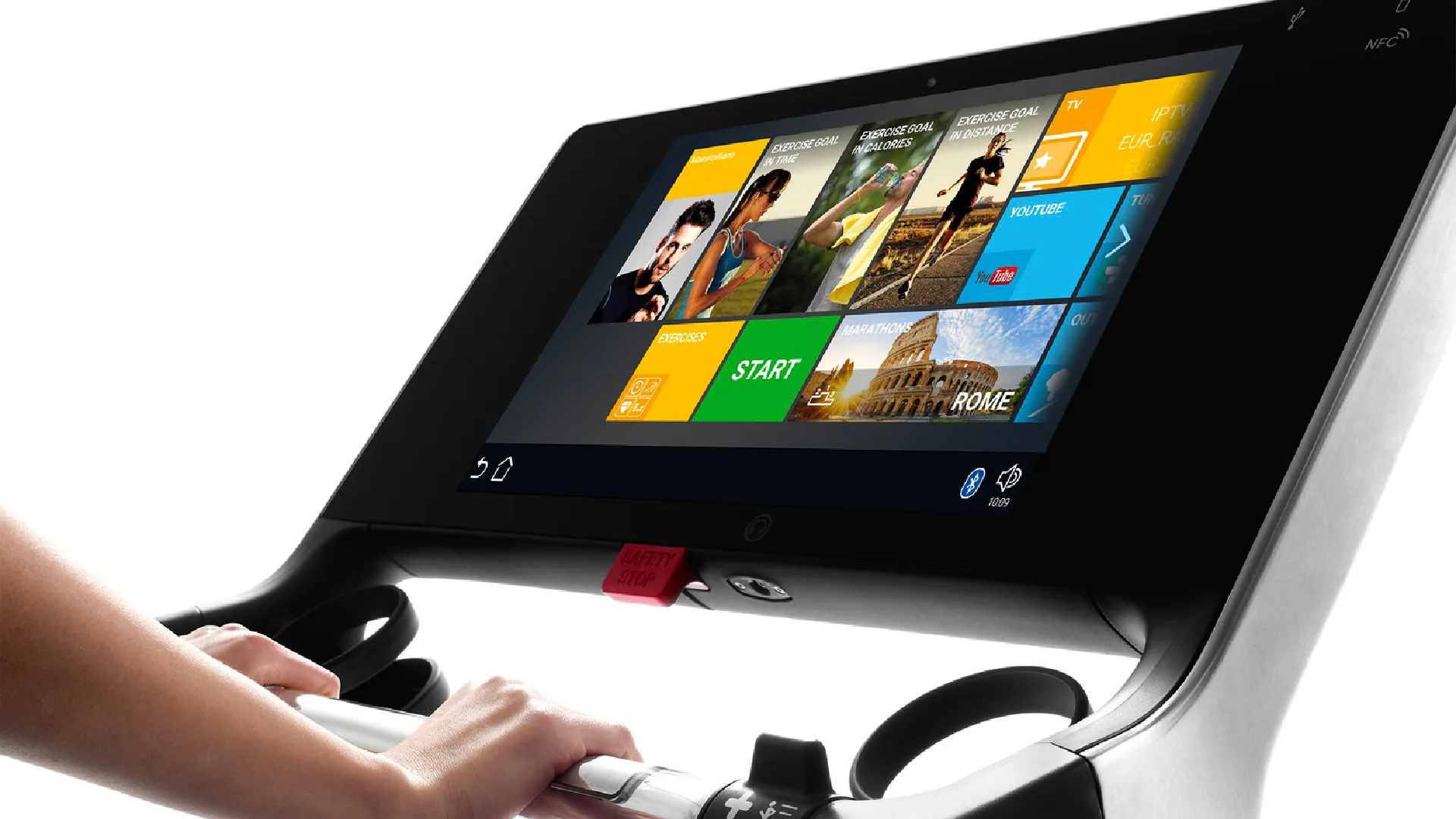 The Unity console on a treadmill