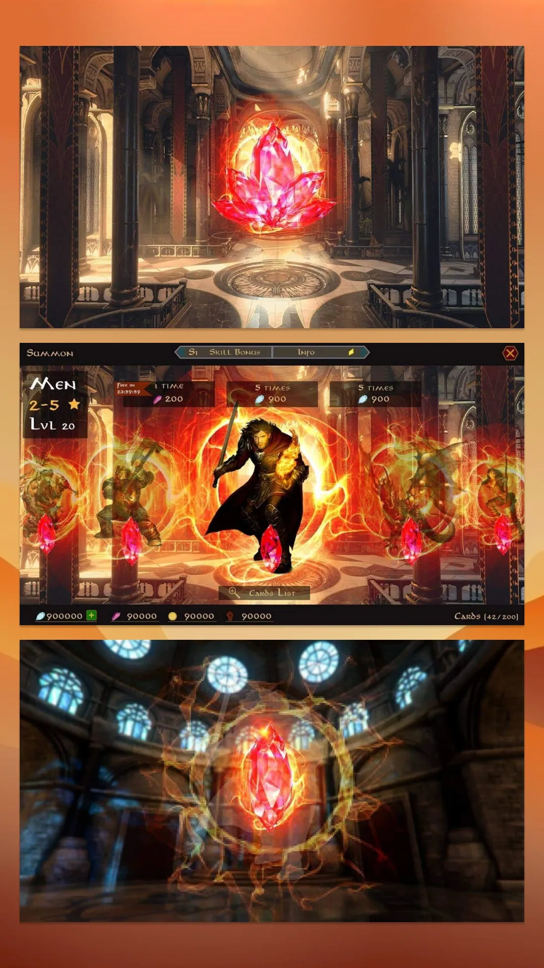 Summoning concepts built around a sacred flame