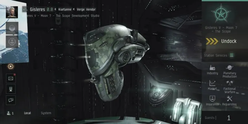 Ship hangar and inventory