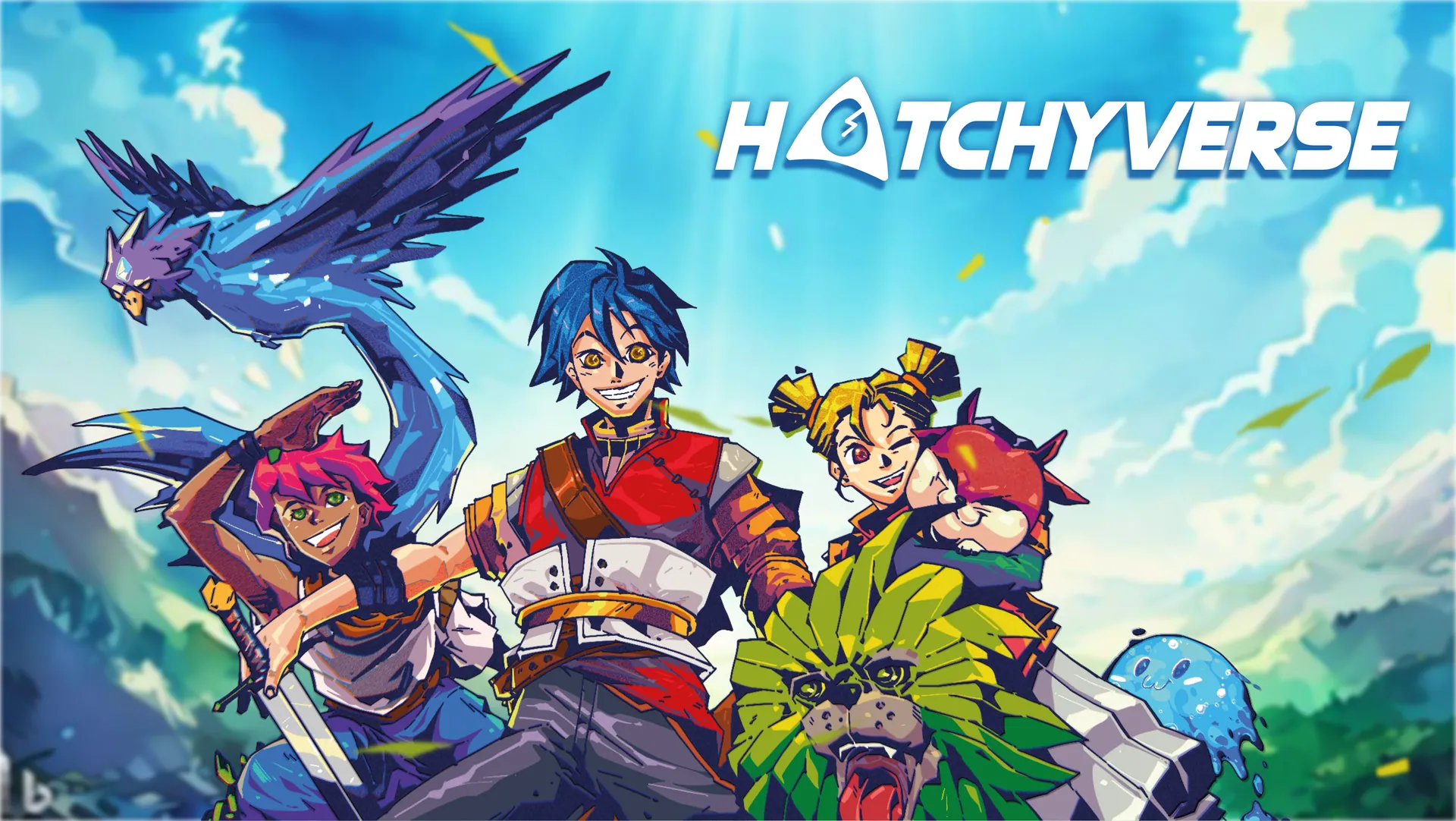 Key art: the heroes and their Hatchies